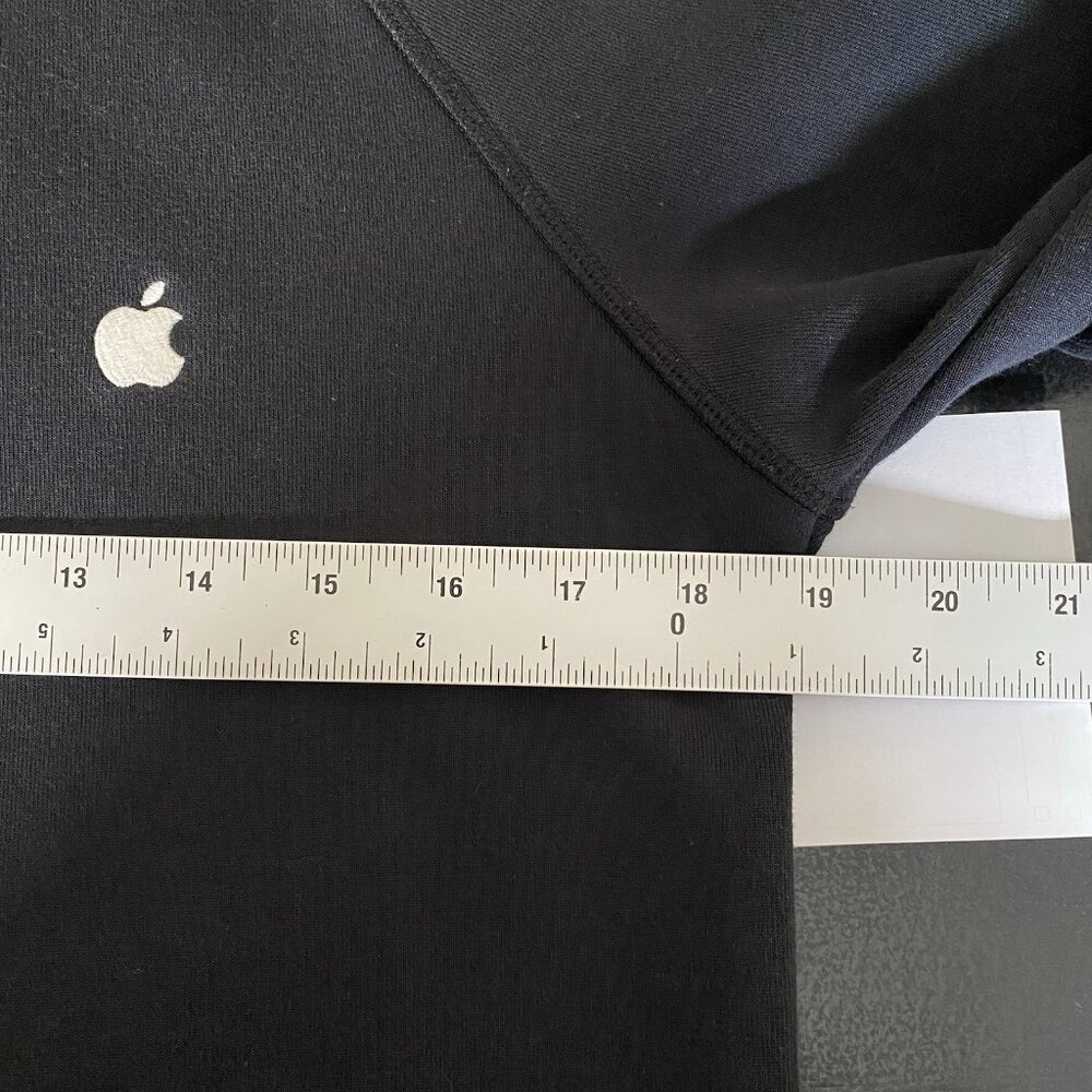 Apple Logo Store Employee Jacket Size Small Black Full Zip Techwear - Picture 12 of 13
